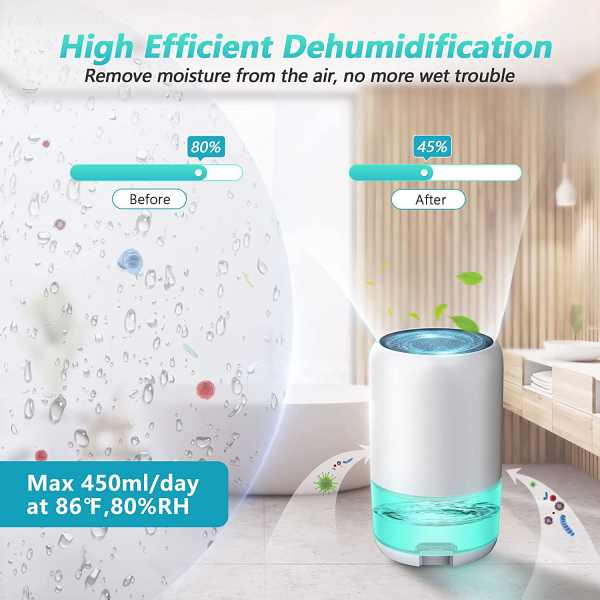 1000ml Luftentfeuchter Mini Desiccant Home Dehumidifier